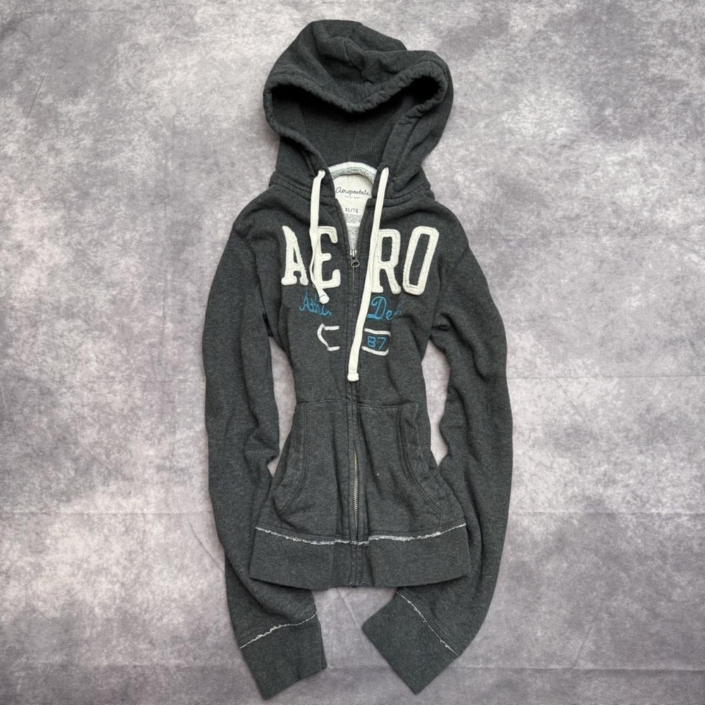 Aeropostale Dark Gray Bomber Jacket